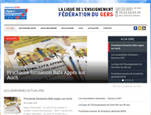 Tablet Screenshot of ligue32.org